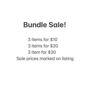 Bundle sale!